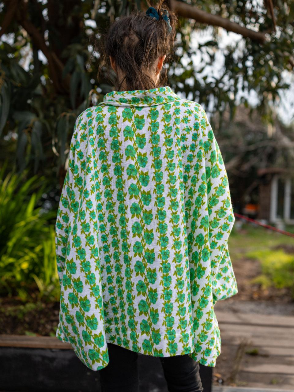 CHEMISE OVERSIZE FLANELLE IMPRIMÉ VINTAGE
