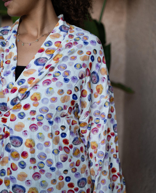 BLOUSE  KIMONO